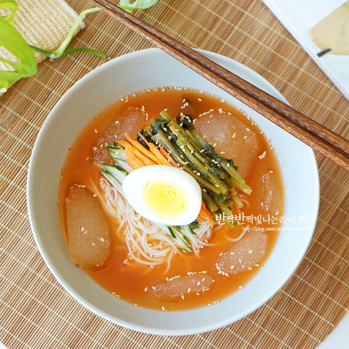 열무 김치말이국수 레시피 냉면 육수 열무국수 만들기 냉국수 만드는 법