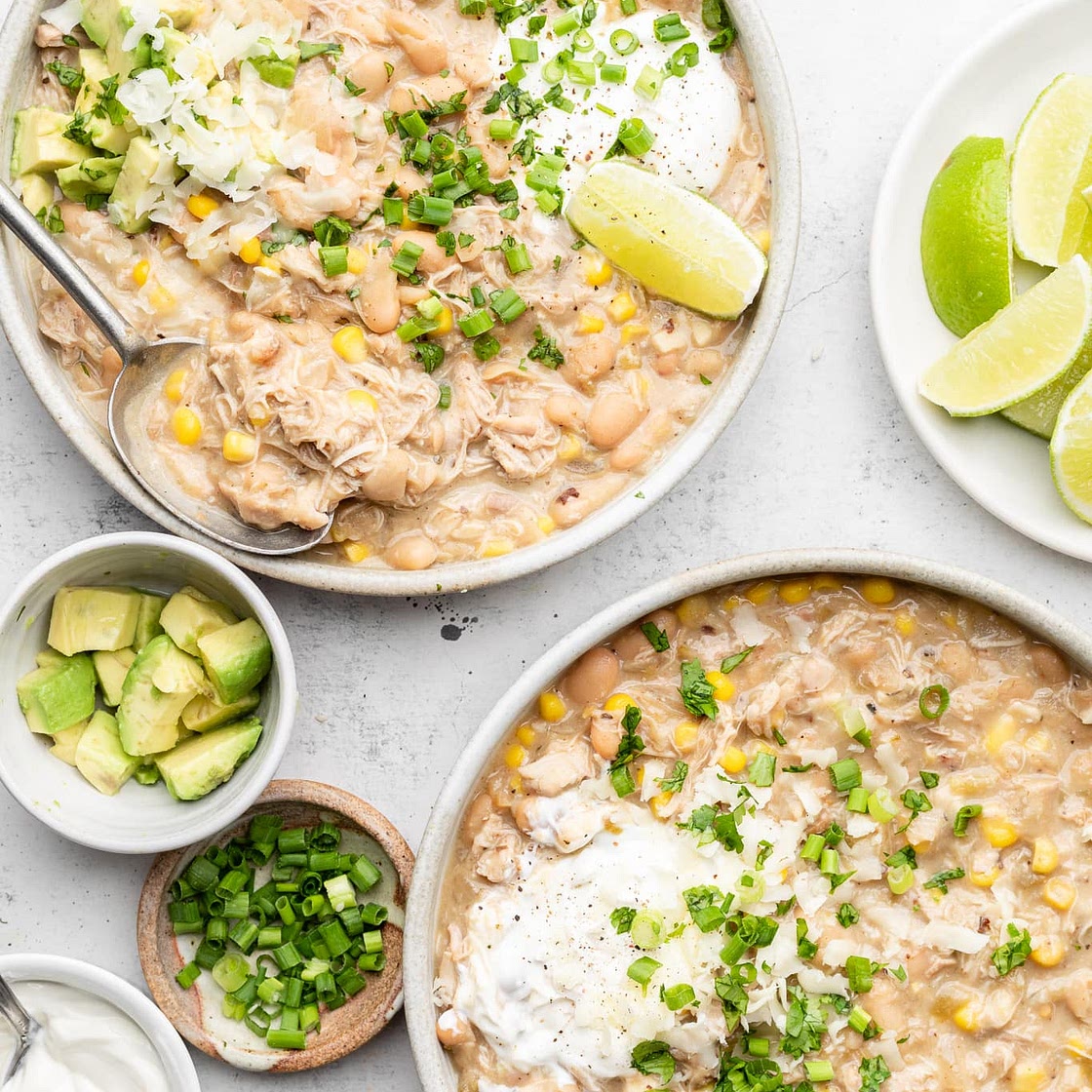 Healthy White Chicken Chili