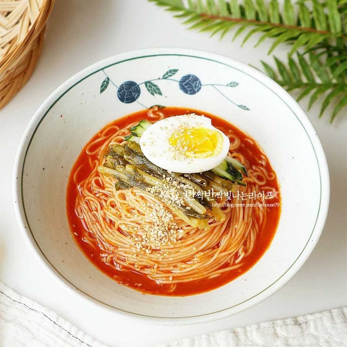 백종원 비빔국수 양념장 열무비빔국수 열무국수 레시피