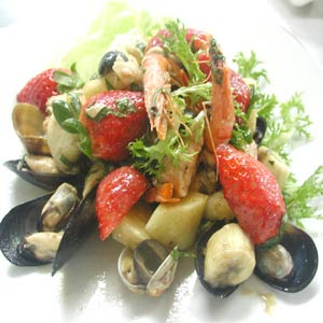 건강식과일해산물샐러드