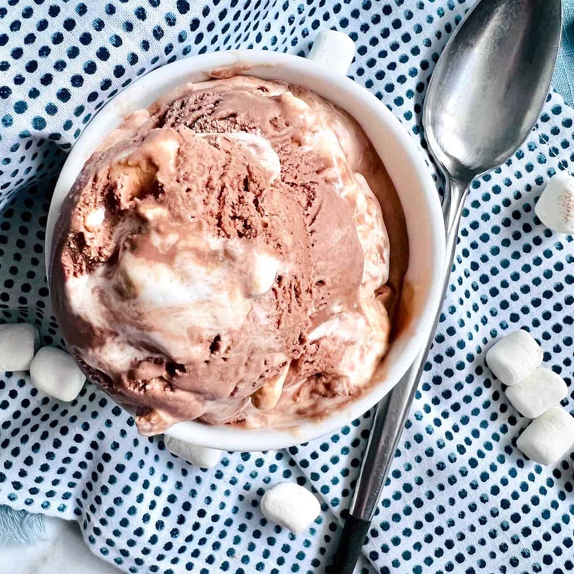 Chocolate Marshmallow Ice Cream