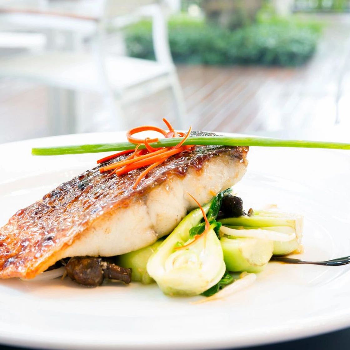 Cubed Lemon Roasted Salmon