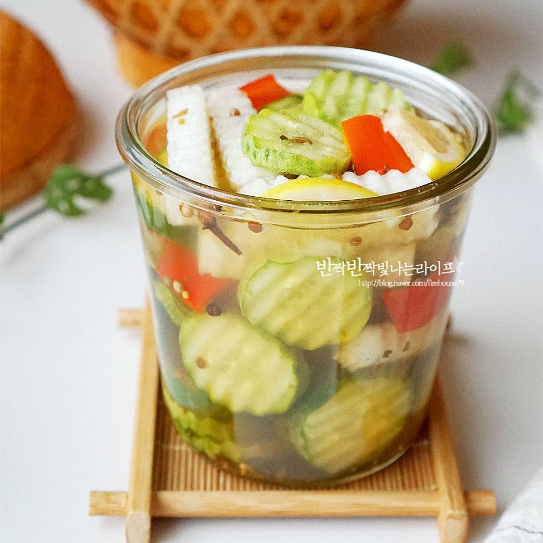 오이피클 만드는 법 무피클 수제 피클 만들기 피클링스파이스 활용