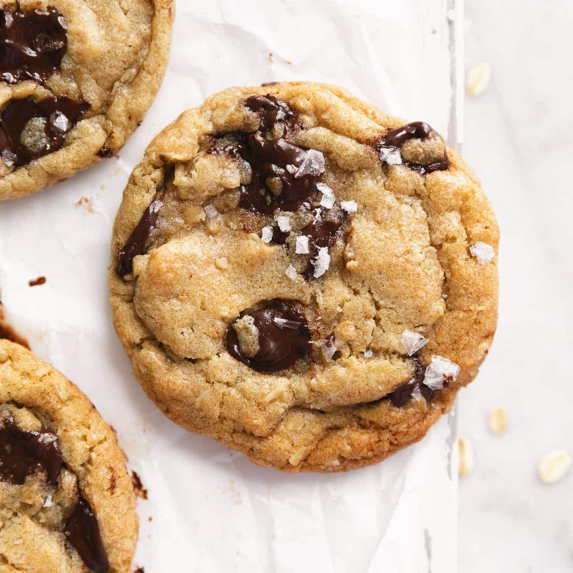 Brown Butter Oatmeal Chocolate Chip Cookies