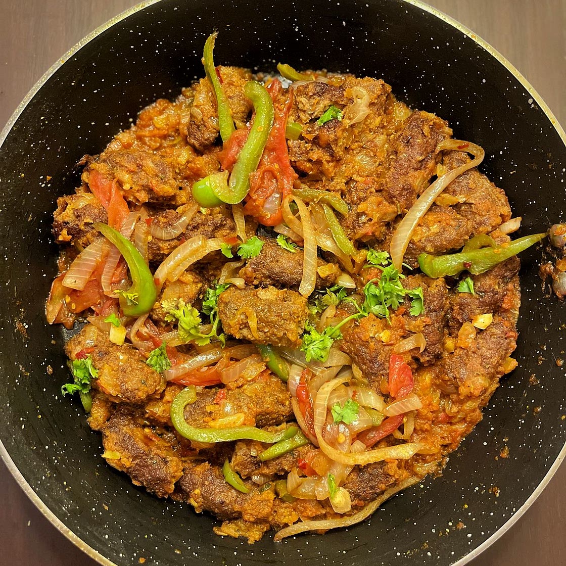 Homemade Seekh Kabab Karahi Recipe ( A Restaurant Style )