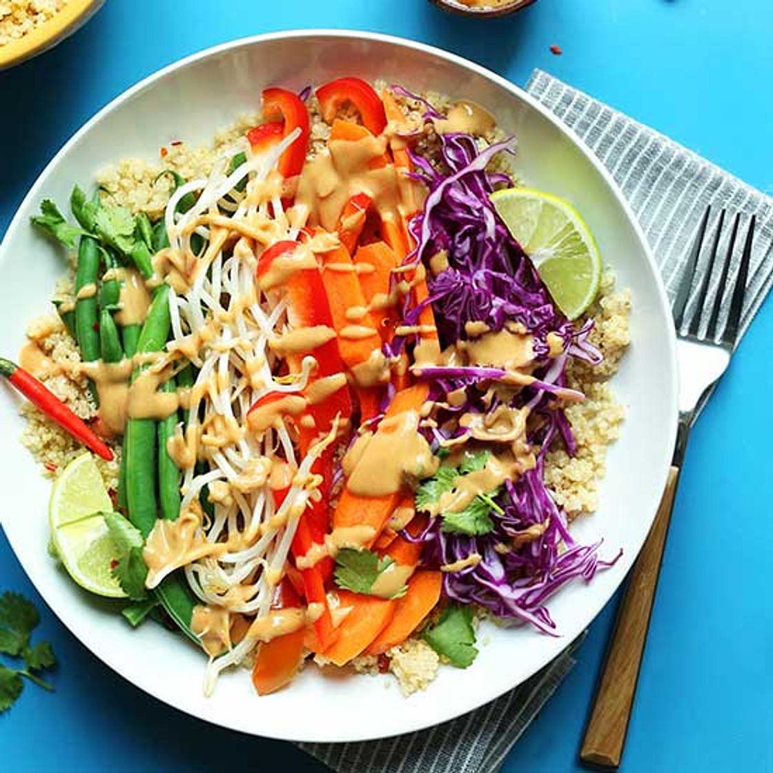 Quinoa Gado-Gado Bowl (30 Minutes!)