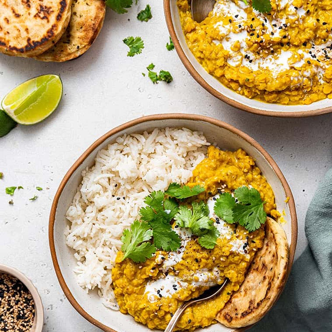 Easy Vegan Red Lentil Dal