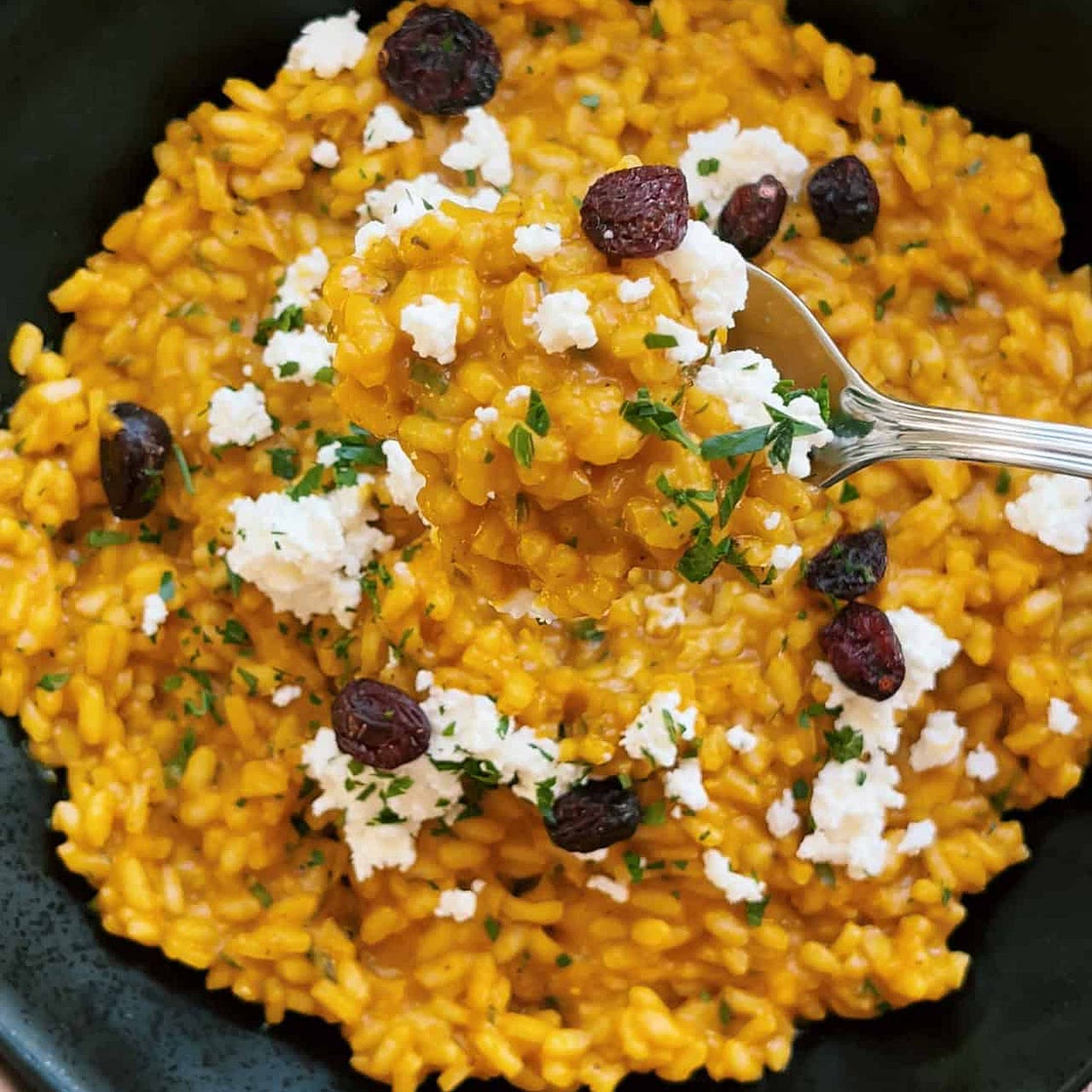 The BEST Fall Pumpkin Risotto