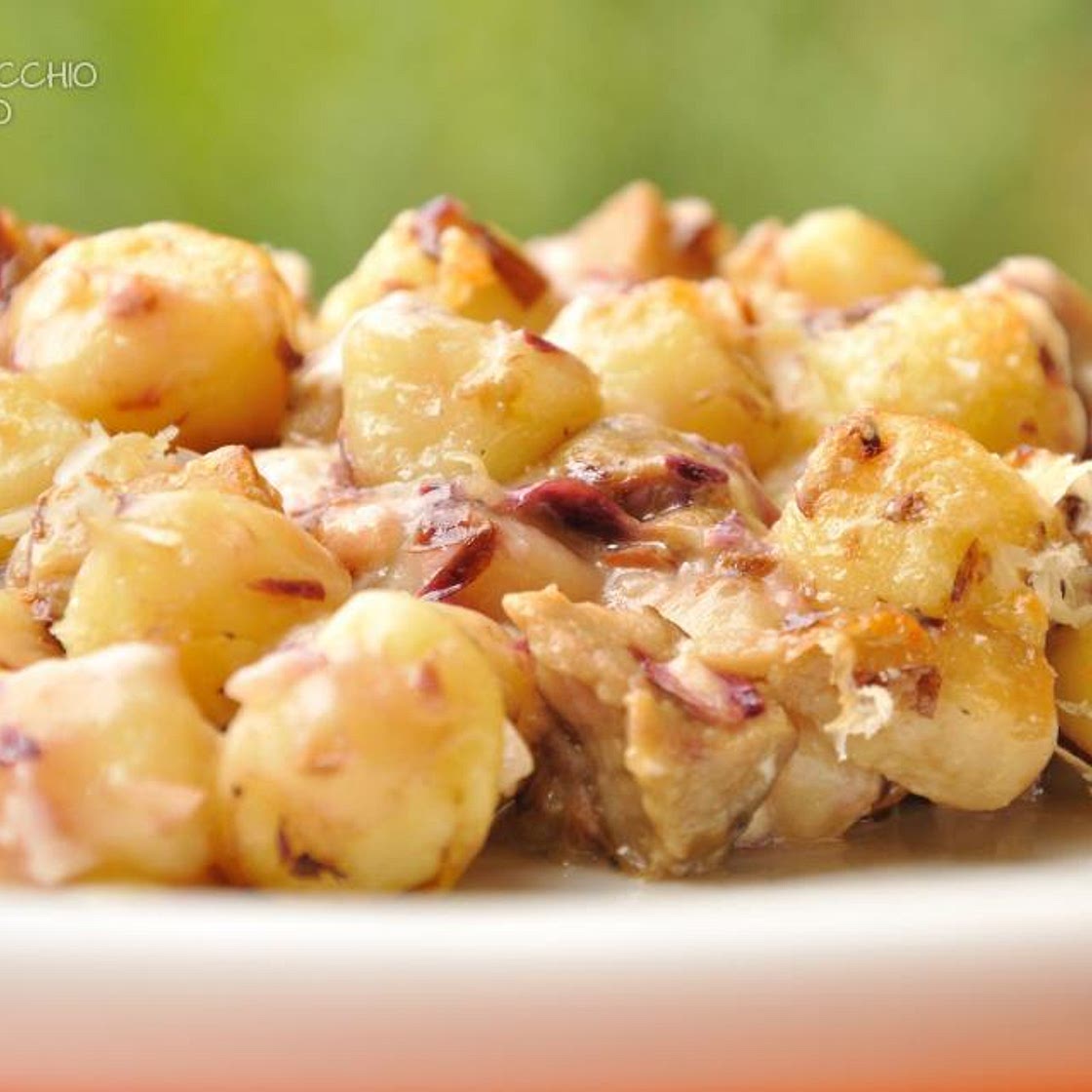 Gnocchi stracchino e porcini