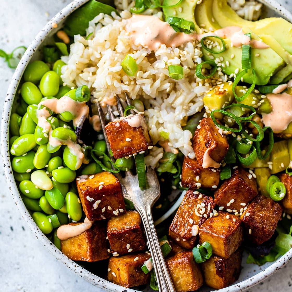 Tofu Poke Bowl