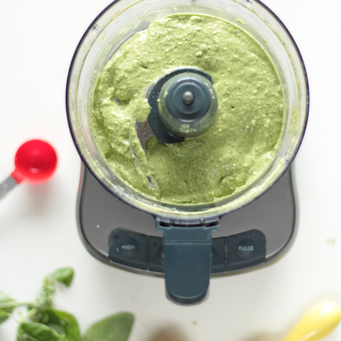 Vegan Lemon Basil Pesto