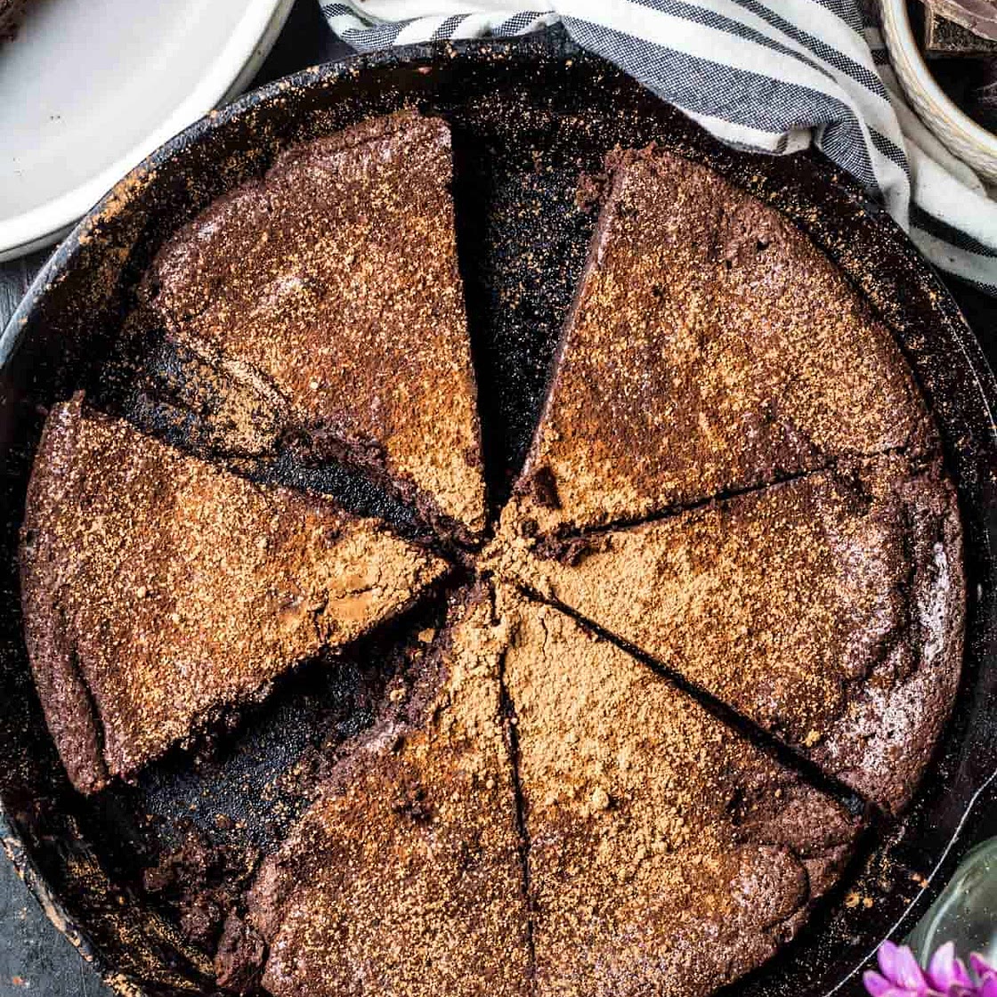 Keto Mocha Chocolate Cake