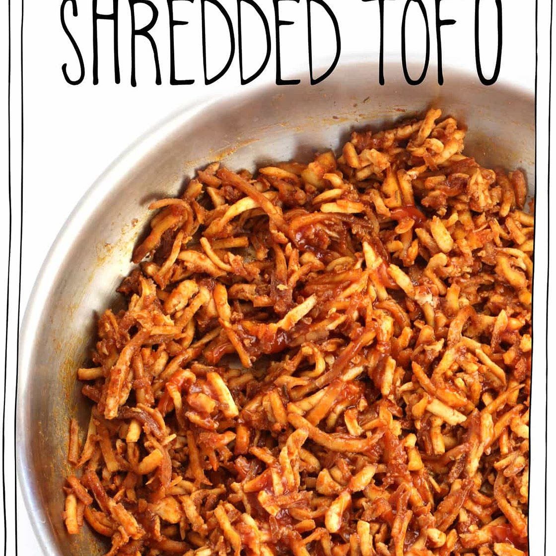 Vegan BBQ Shredded Tofu
