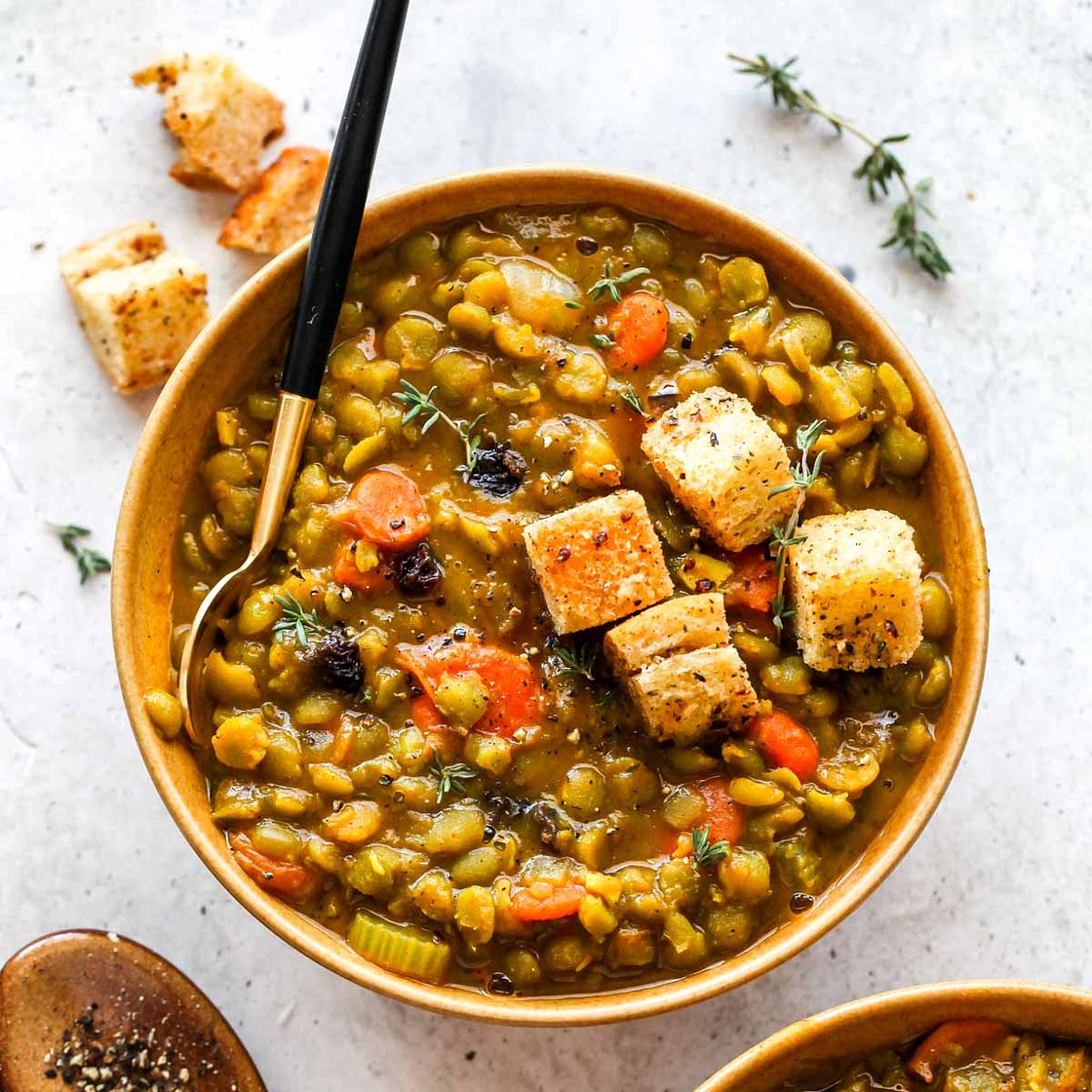 Easy Moroccan Split Pea Soup