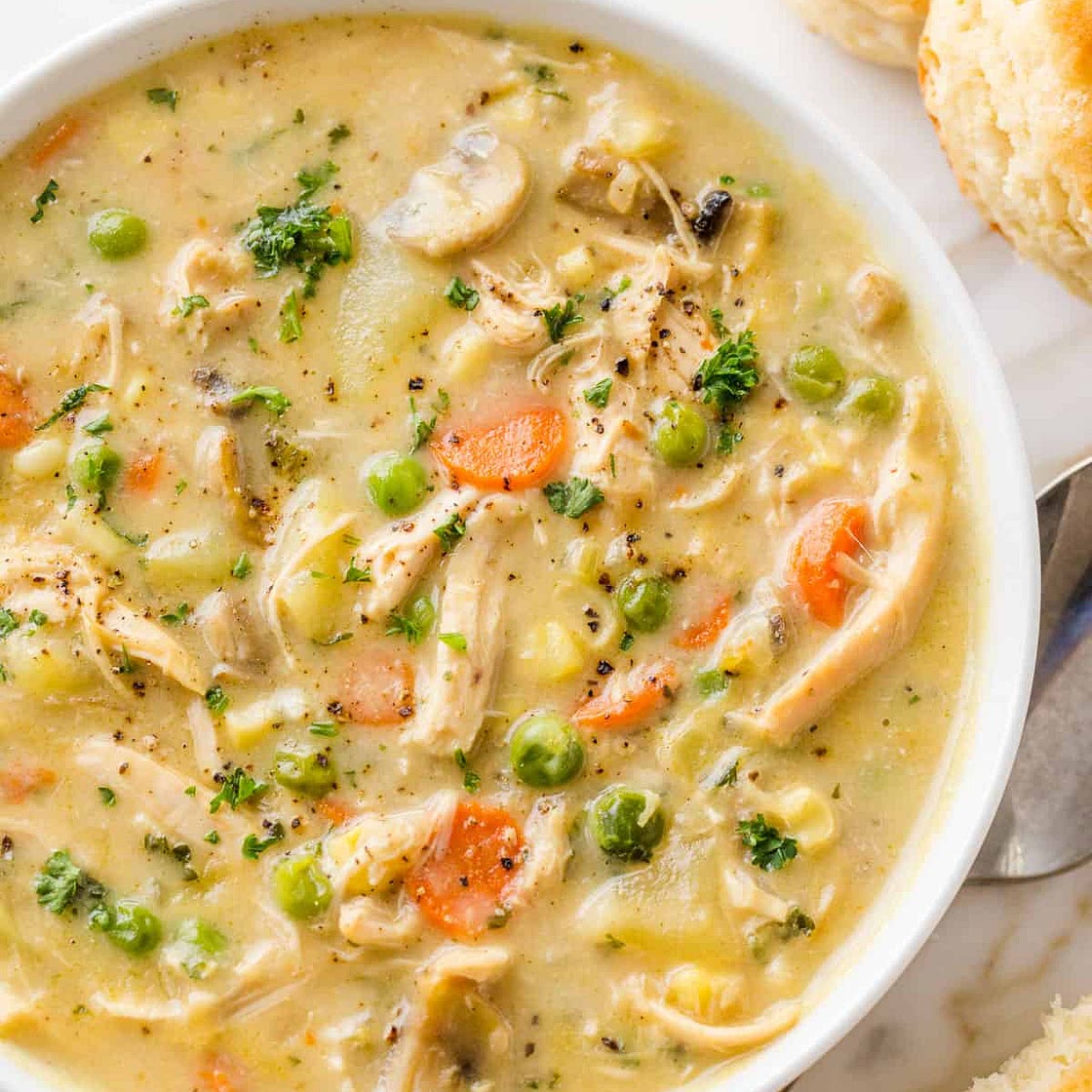 Chicken Pot Pie Soup Recipe
