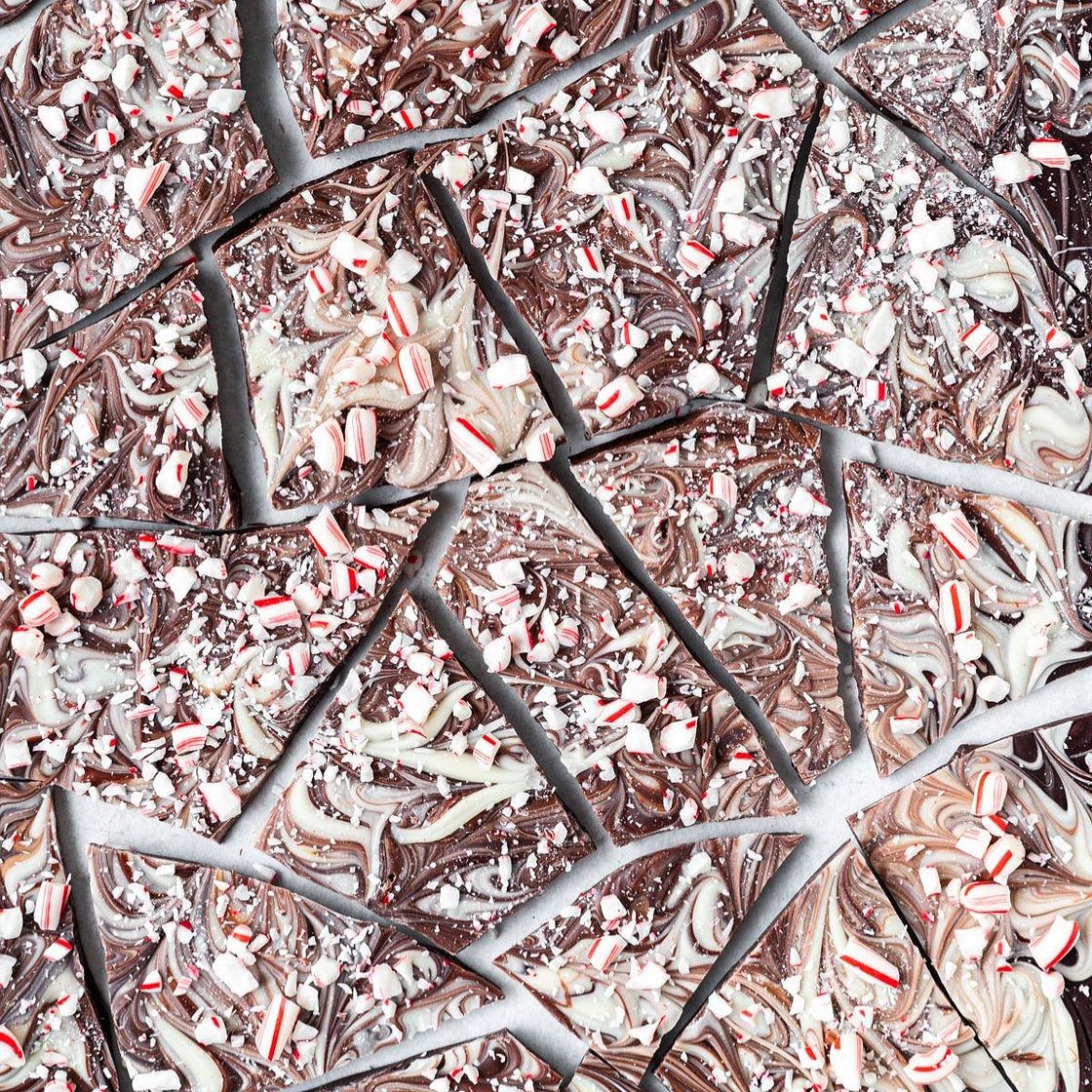 Swirled Peppermint Bark