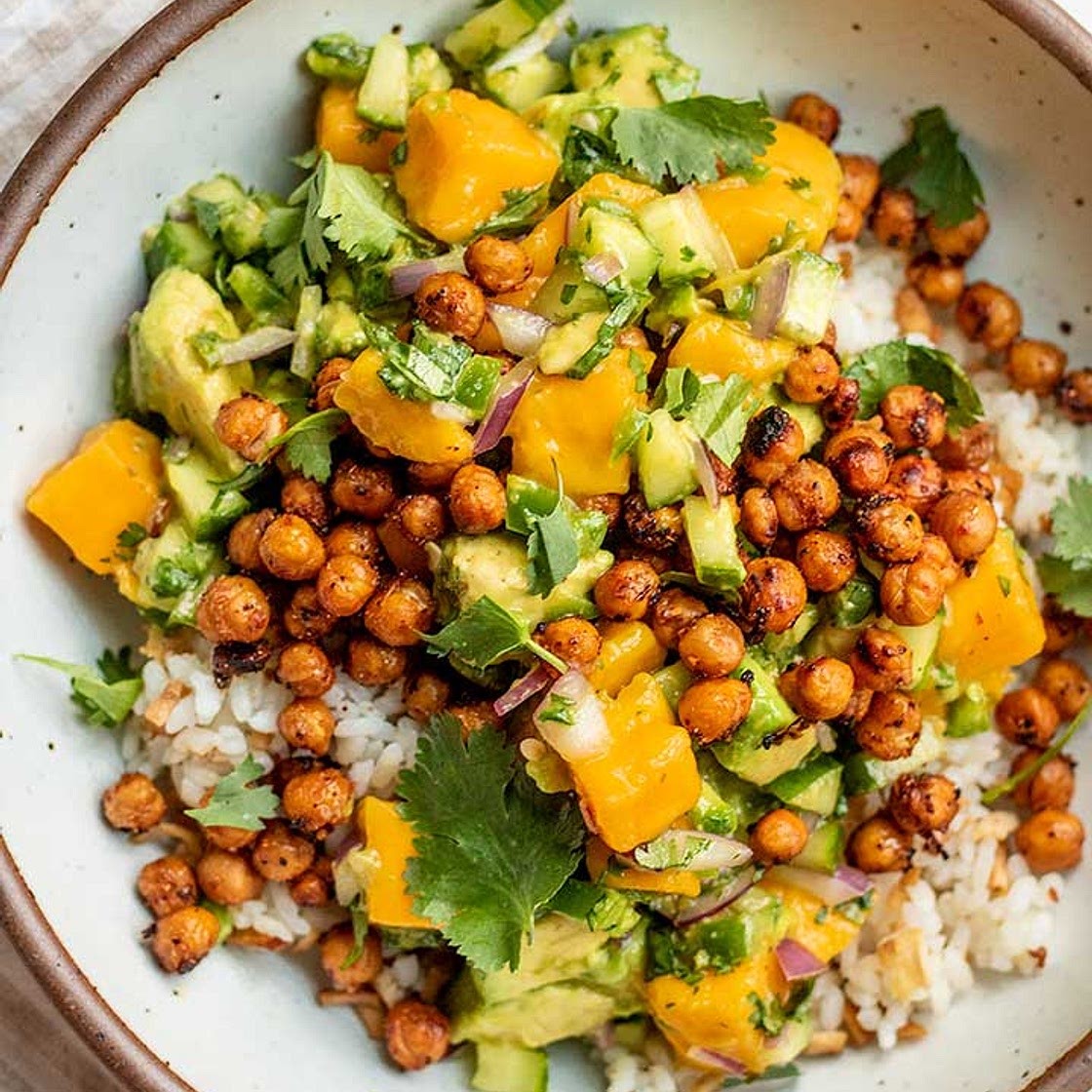 Mango Chickpea Salad