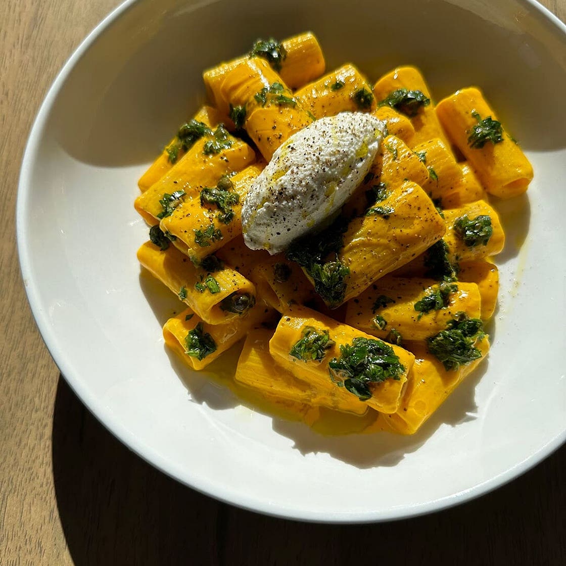 Spicy Carrot Rigatoni