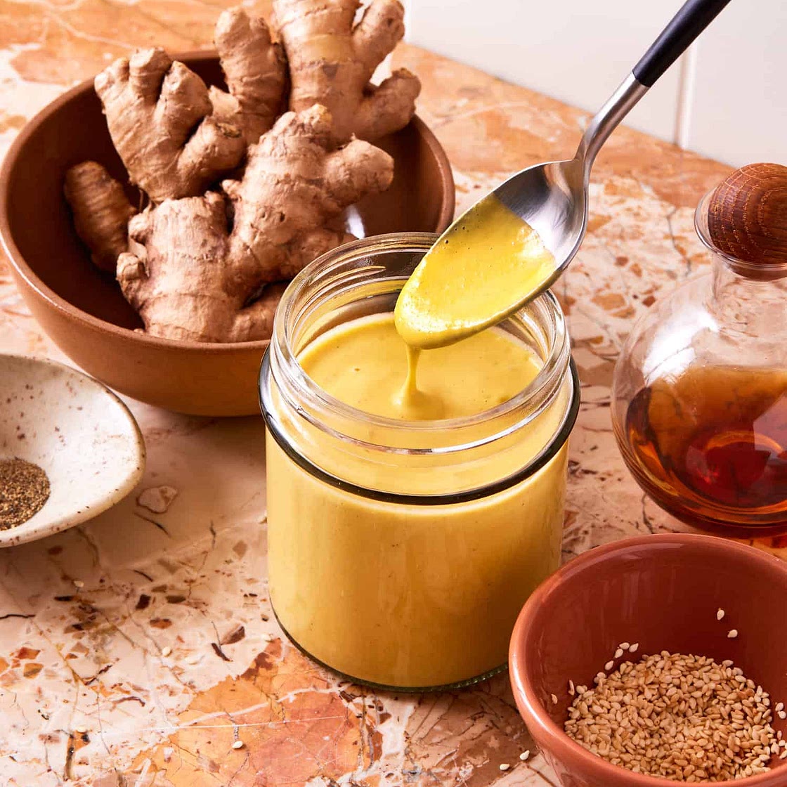 Easy 5-Minute Carrot Miso Ginger Dressing