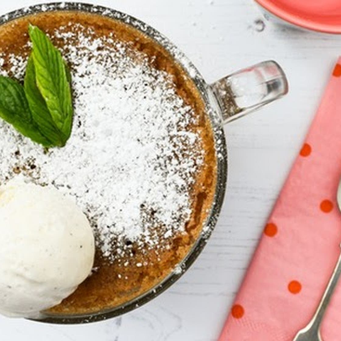 Gingerbread Mug Cake