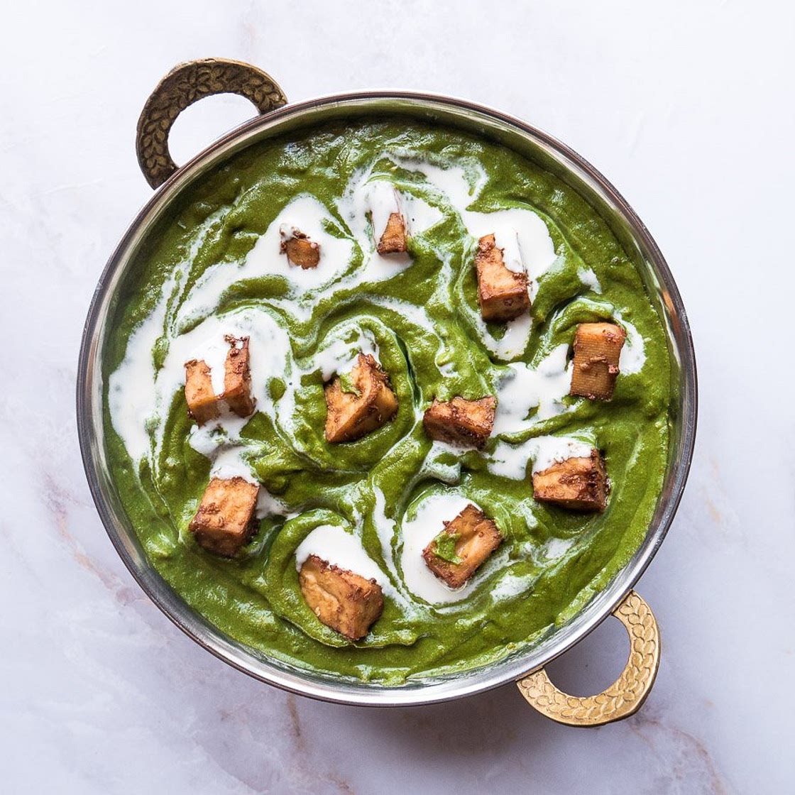 Vegan Palak Tofu Paneer