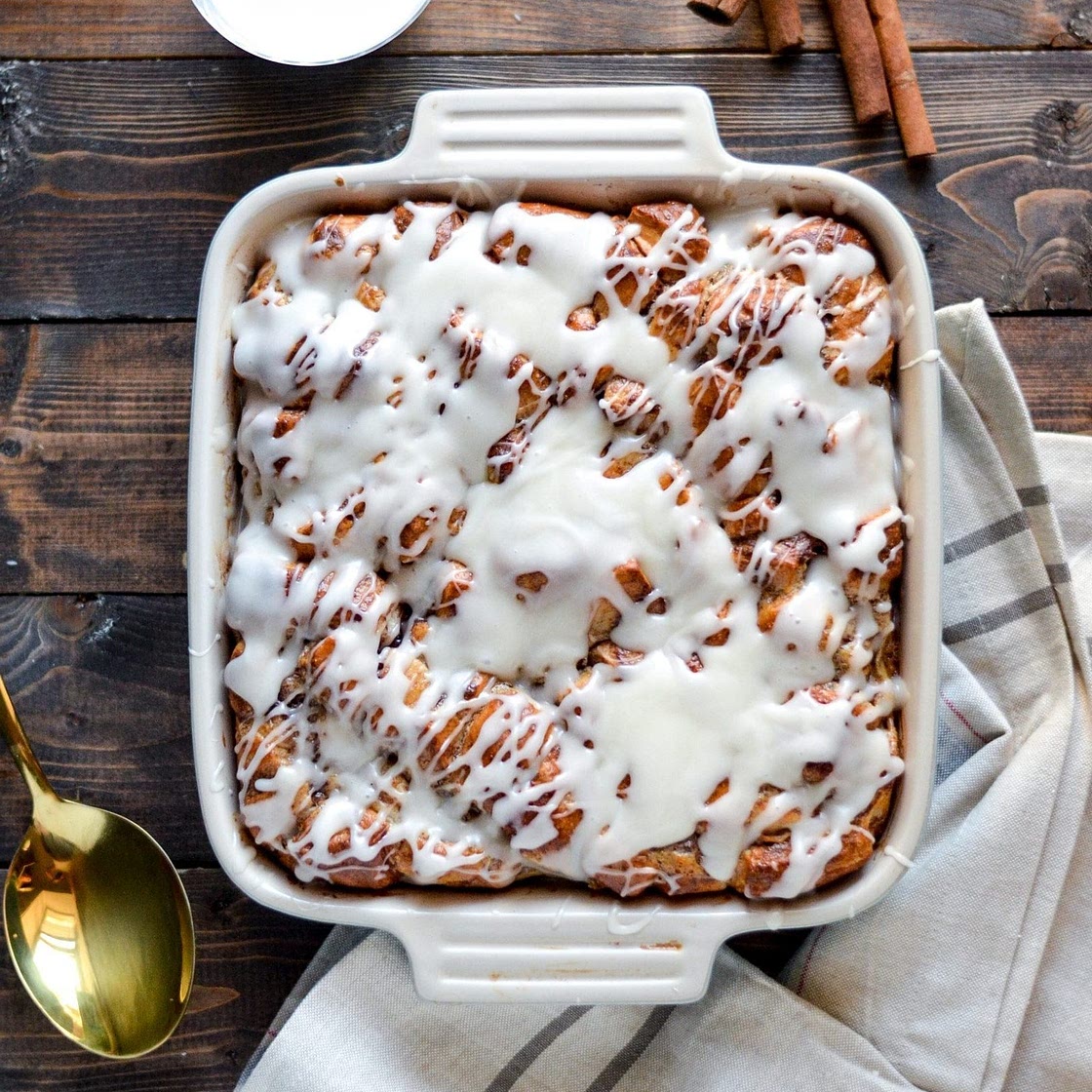 Cinnamon Roll Breakfast Bake