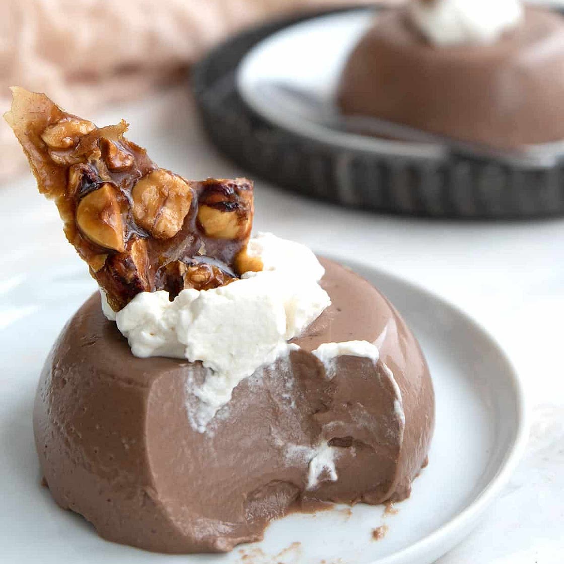 Keto Chocolate Hazelnut Panna Cotta
