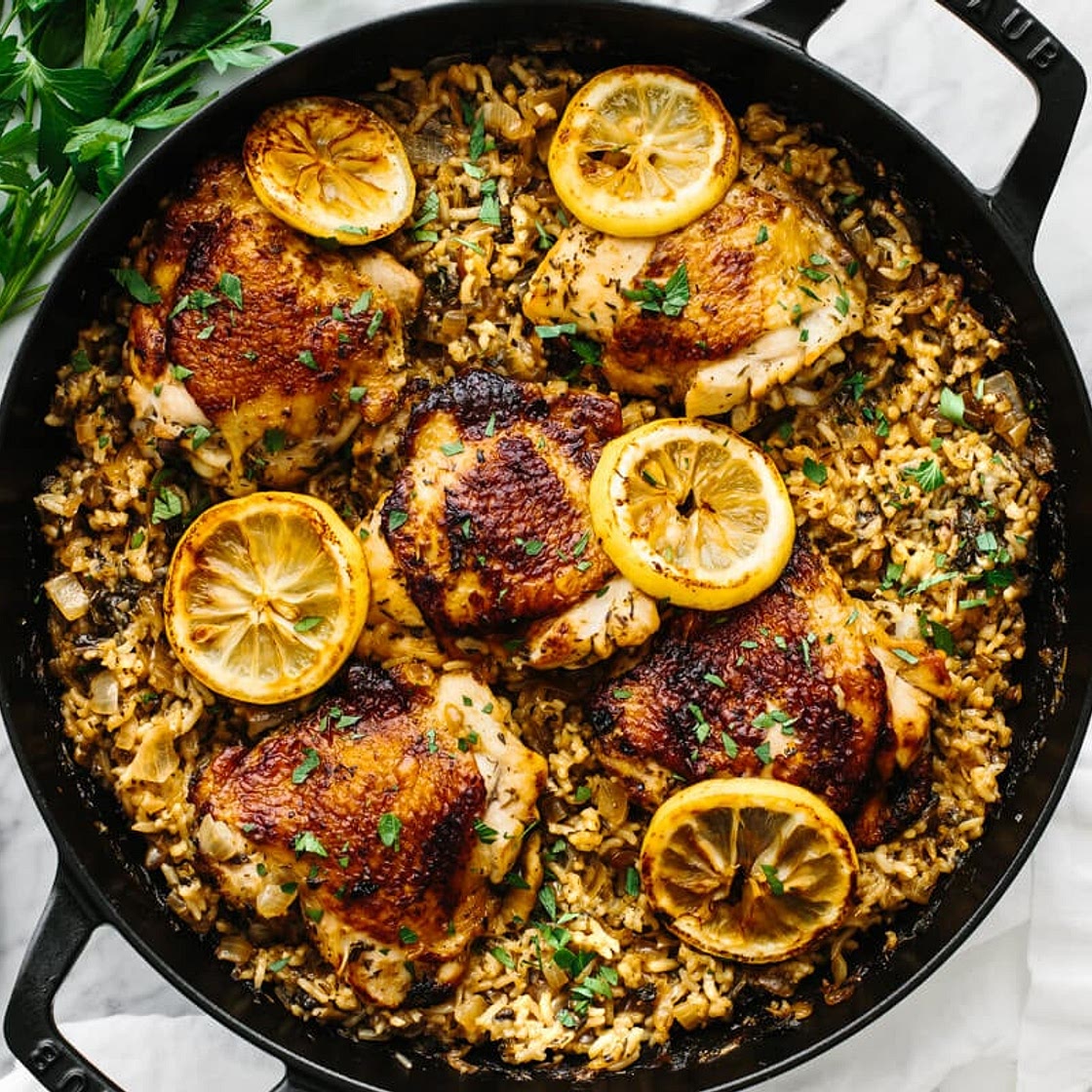 Best Chicken and Rice (One Pan)
