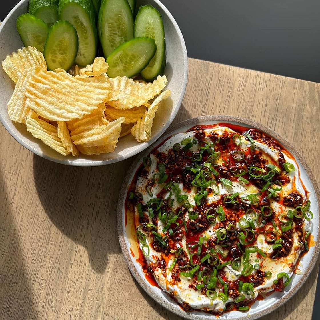 Labneh Chili Crisp Dip