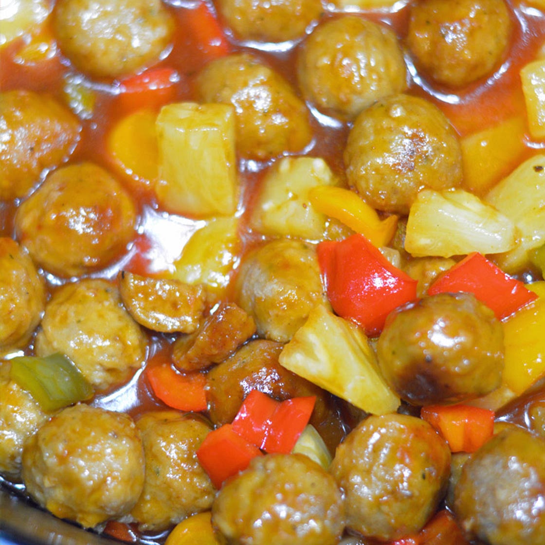 Slow Cooker Sweet and Sour Meatballs