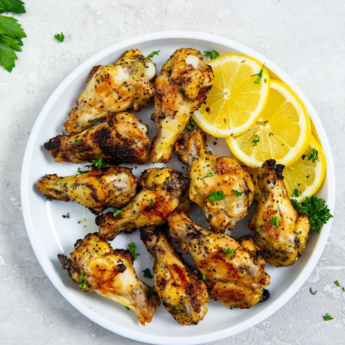 Air Fryer Lemon Pepper Chicken Wings