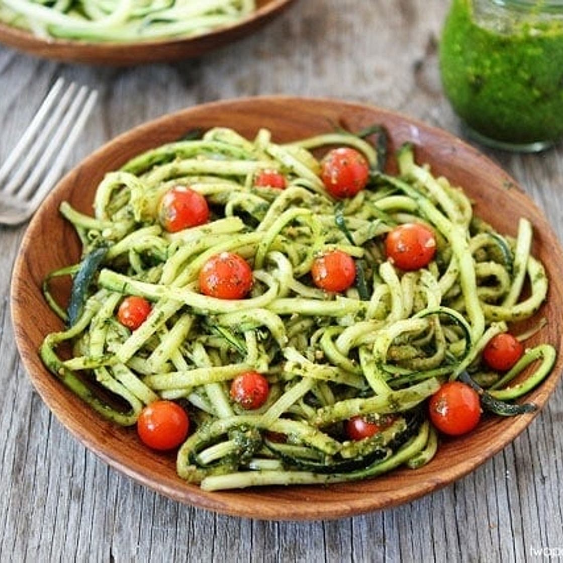 Zucchini Noodles with Pesto