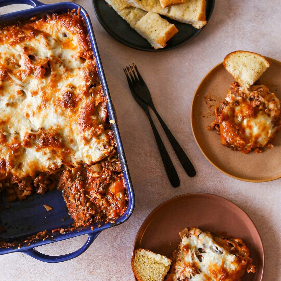 The Easiest Lazy Lasagna