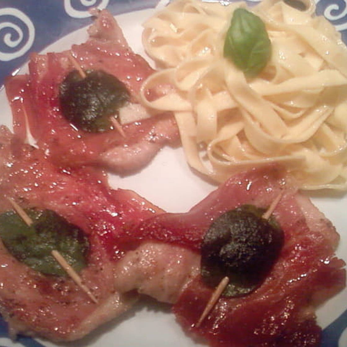 Saltimbocca de dinde au martini