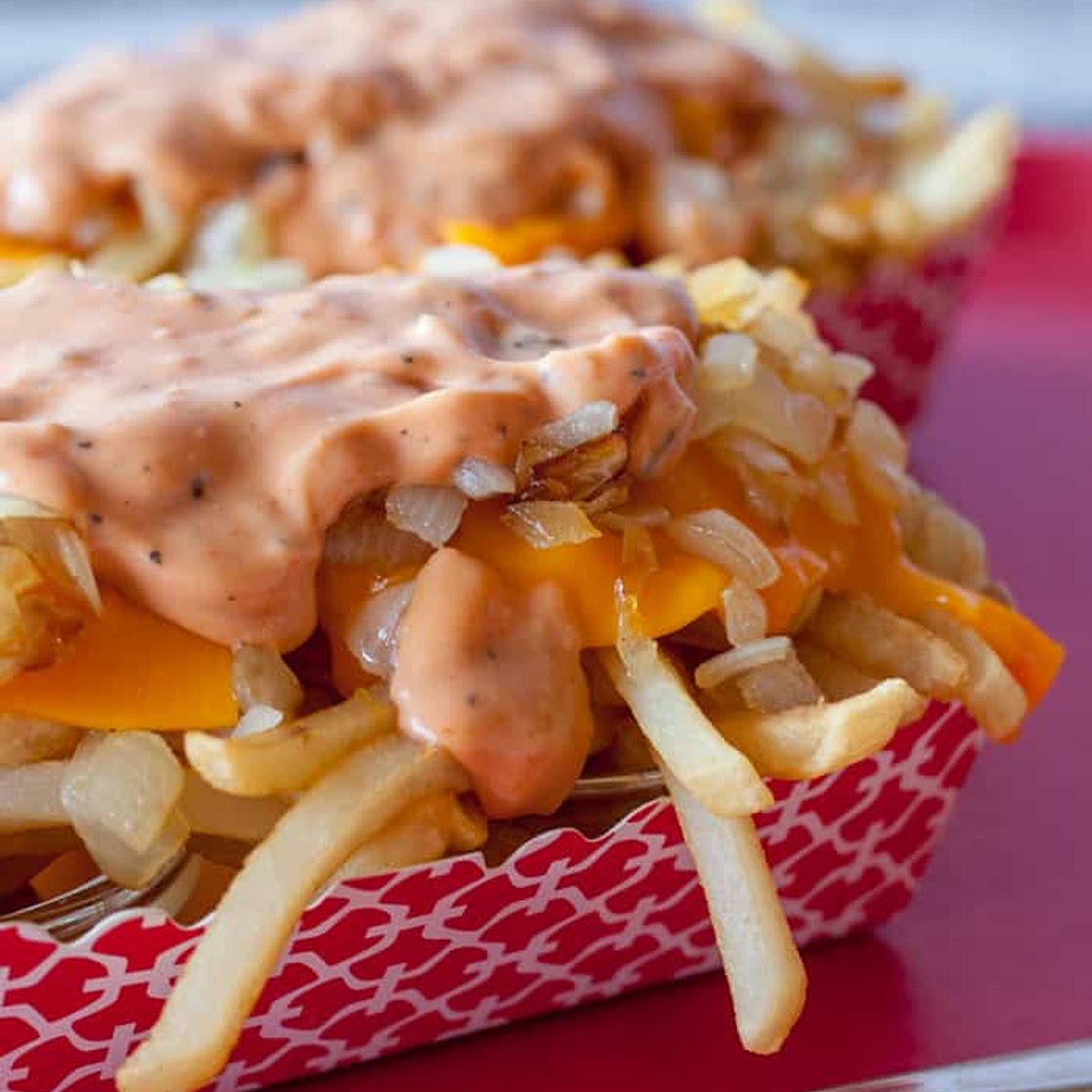 Vegan Animal Style Fries | Vegan In & Out Burger