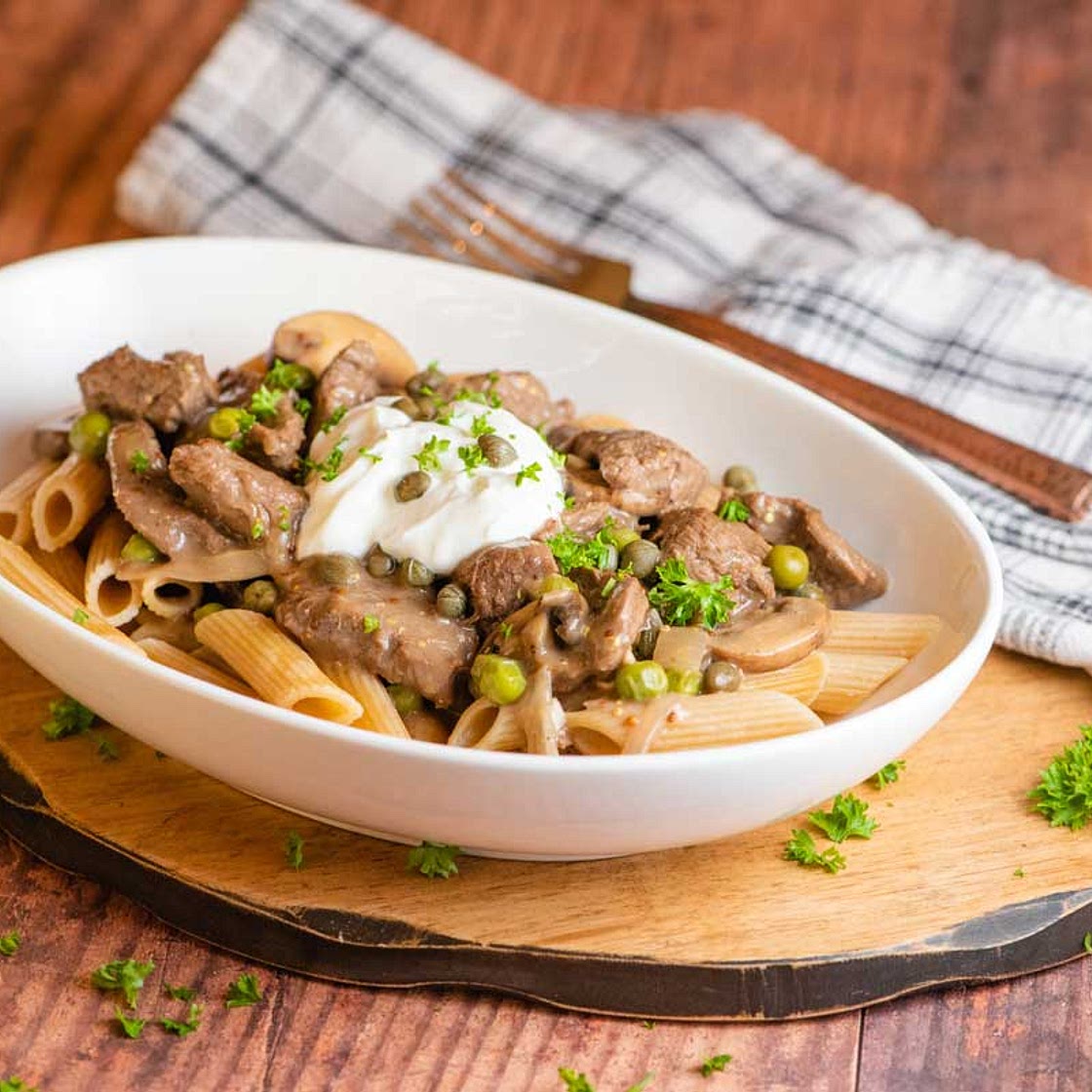 Instant Pot Beef Stroganoff Recipe