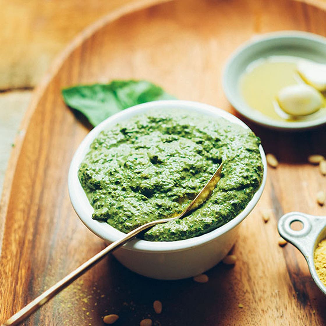 Easy Vegan Pesto (5 minutes!)
