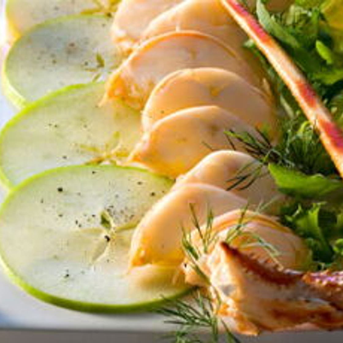 Salade de crevettes au sésame