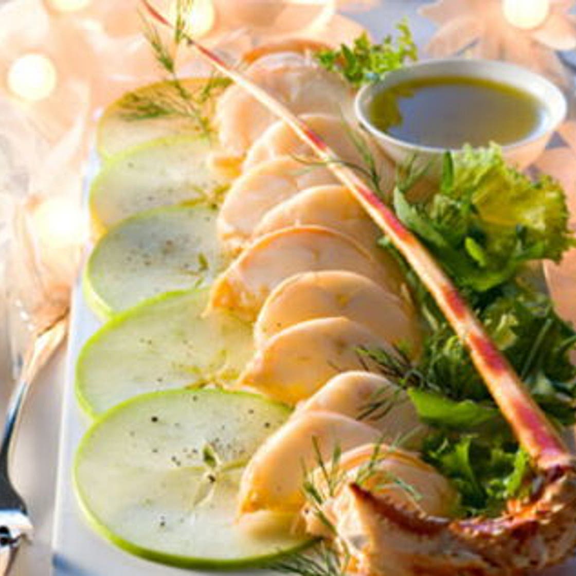 Salade de crevettes au sésame