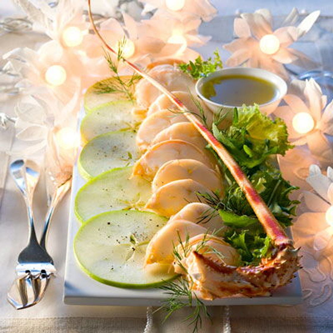 Salade de crevettes au sésame