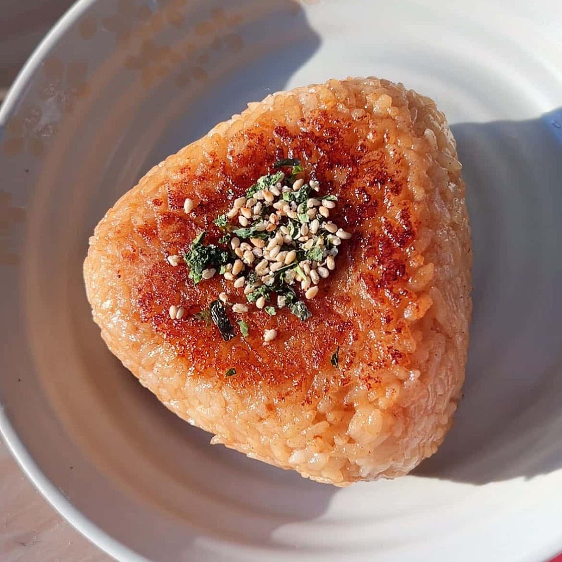 Yaki Onigiri (with spam & cheese filling)