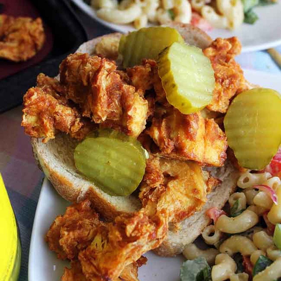 Vegan Nashville Hot Tofu