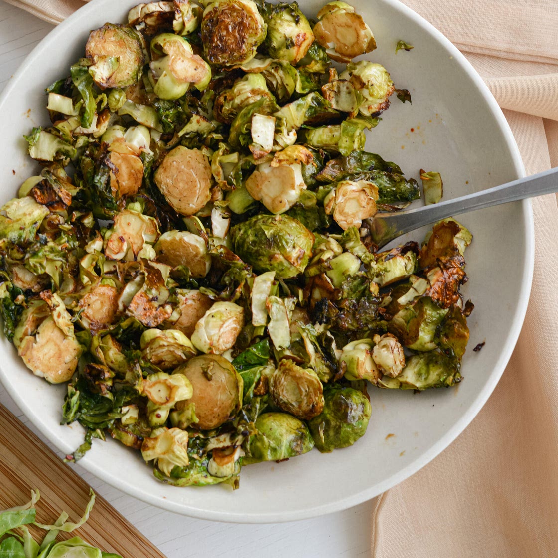 Crispy Honey Balsamic Brussel Sprouts