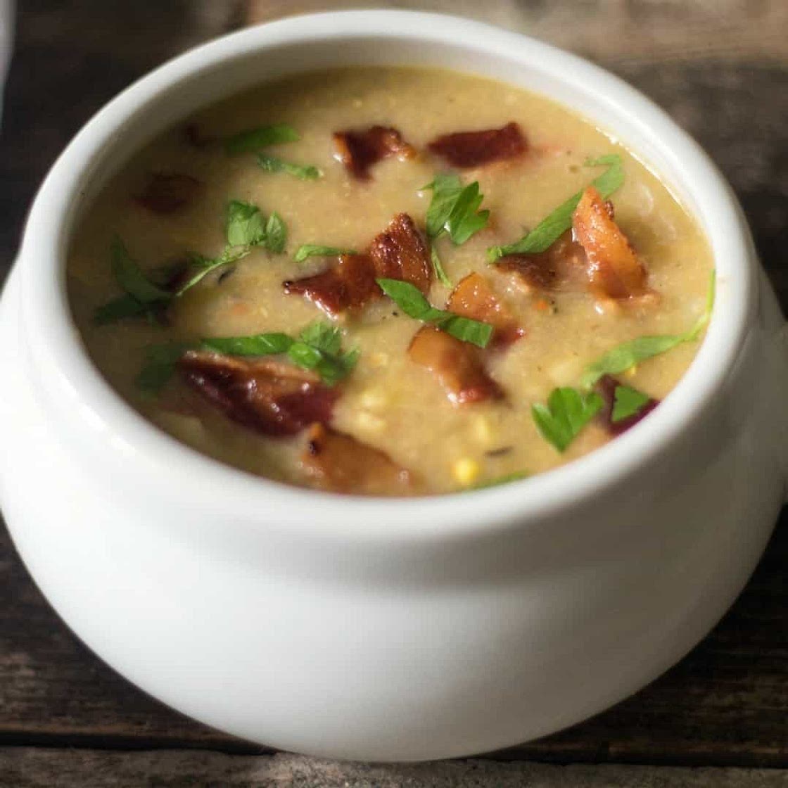 Dairy-Free Potato Corn Chowder