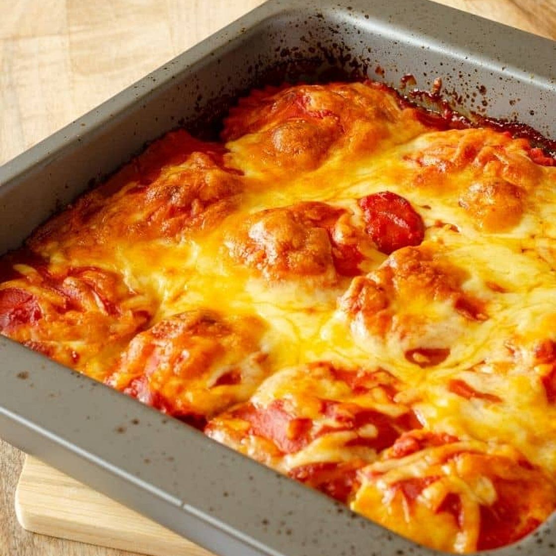 3 Ingredient Ravioli Bake (A.K.A. Lazy Lasagna)