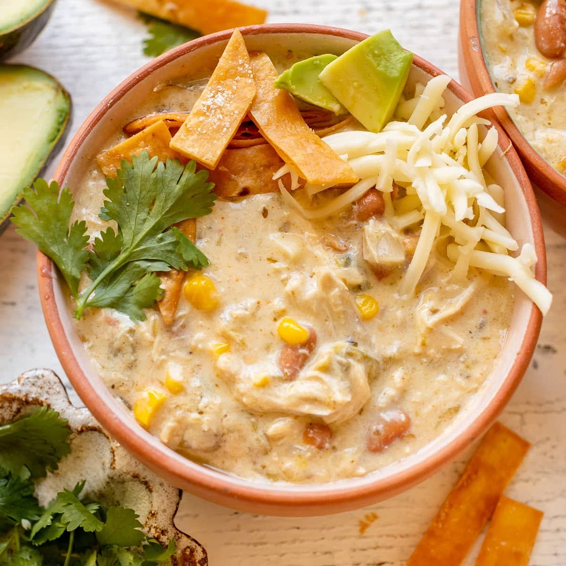 Green Chicken Enchilada Soup