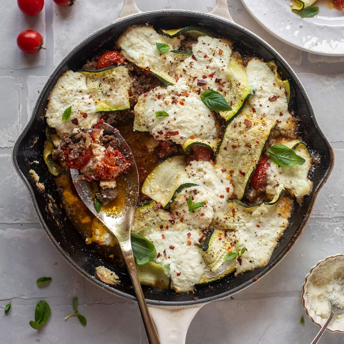 Zucchini Skillet Lasagna