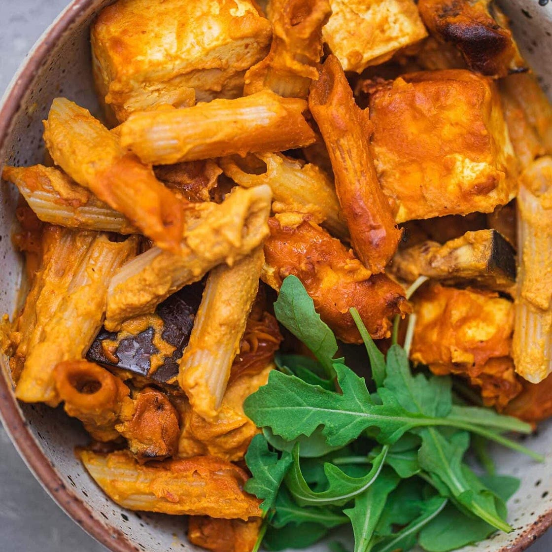 Simple Vegan Pasta Bake With Tofu (Gluten-free)