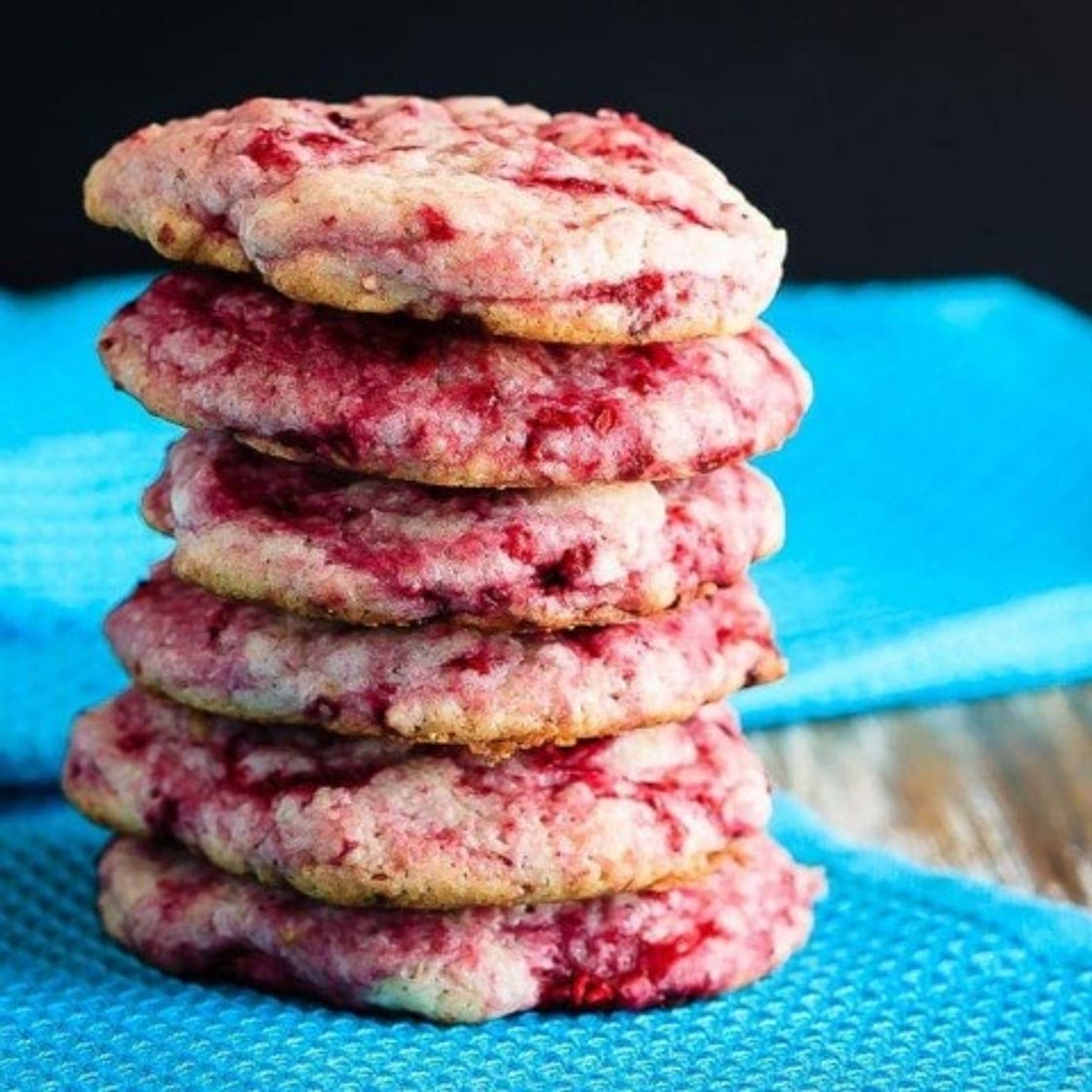 Raspberry Lemon Cookies