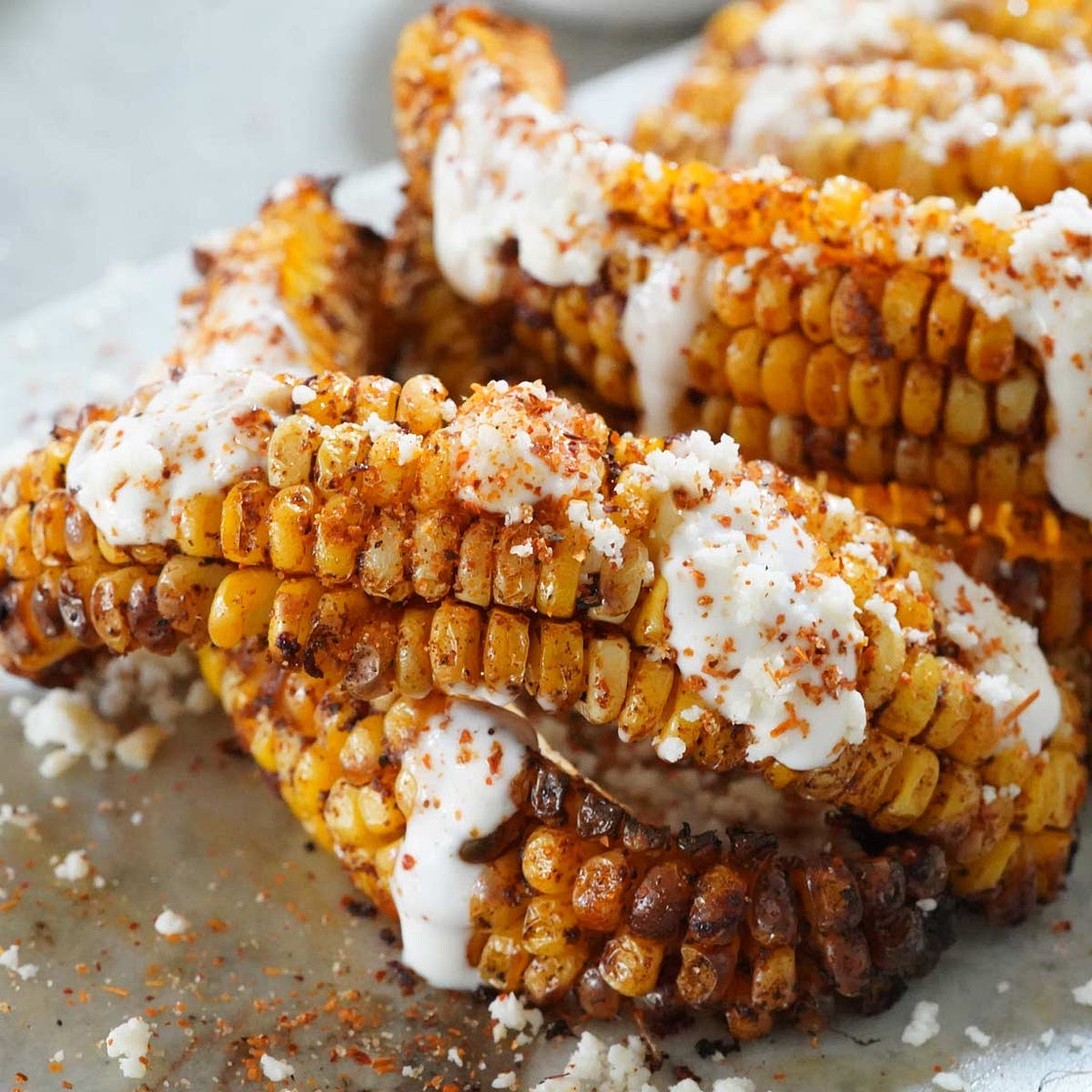 Air Fryer Corn Ribs